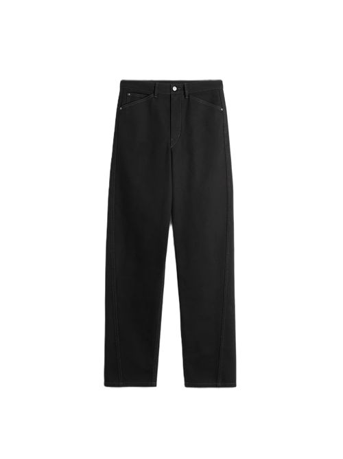 Lemaire PANTALONI CINQUE TASCHE RITORTIDenim nero pesante - Nero Lemaire | PA1226 LD1055BK999 BLACK